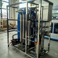 Système de traitement d'eau potable 1000 LPH 2000 LPH avec filtre à sable, filtre à charbon, adoucisseur, prétraitement et membrane RO 4040