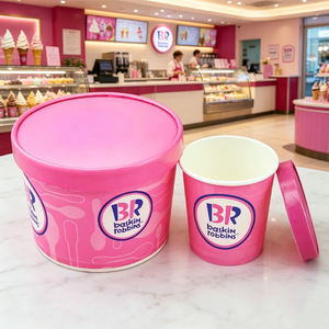 Coppe <span class=keywords><strong>gelato</strong></span> a parete singola in 250ml 360ml 500ml formati da 1000ml coperchi di carta per animali domestici confezioni di <span class=keywords><strong>gelato</strong></span> tagliatelle artigianato conservazione dello zucchero - Product Image 3