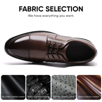 Chaussures habillées rehaussantes respirantes de haute qualité, tendance mode, 7 cm, en cuir de vachette, pour hommes, décontractées ou formelles, pour mariage