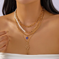Collier pendentif en forme de cœur d'ours pour femmes, vente exceptionnelle, délicat, simple, croix en perles chrétiennes, plaqué or 14 carats, couleur personnalisable