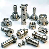 Pemesinan CNC Presisi Khusus untuk Bagian Kecil dari Baja Tahan Karat dan Aluminium, Mesin Bubut CNC, Bagian Mesin Penggilingan 5 Axis