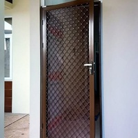 Maille en métal déployé en aluminium perforé avec personnalisation en usine avec soudure pour rideau de fenêtre et rénovation