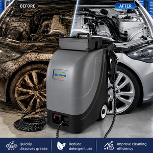 Máquina de Lavado de Autos con Extracción por Vapor, Limpiador Profundo de Alfombras con Vapor y Agua Caliente Comercial para Autos - Product Image 3