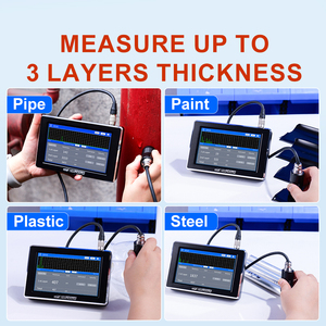 เครื่องวัดความหนาอัลตราโซนิกโลหะผสม Linshang LS216 วัดความหนาของวัสดุเคลือบหลายชั้น ความละเอียด 1 ม. วัดแบบเรียลไทม์ - Product Image 4