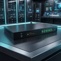 W-TEL Nouveau Système de Surveillance de Centre de Données Intérieur : Contrôleur et Moniteur de Température et d'Humidité avec Télécommande