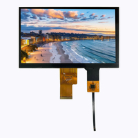 7 Zoll 1024*600 LVDS-Schnittstelle IPS TFT LCD-Anzeigemodul Kapazitiver Touchscreen CTP LCD-Modul für Industrielle Anzeigebildschirme