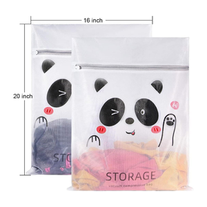 Grosir tas jaring binatu Allover dicetak kustom poliester Mesh tas cucian untuk pakaian - Product Image 5