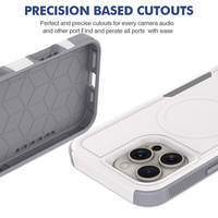 Étui magnétique transparent en gros pour Samsung pour iPhone 16 15 Pro Max, coque arrière antichoc en TPU de haute qualité et PC rigide