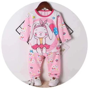 <span class=keywords><strong>Pyjama</strong></span> personnalisé pour enfants, vêtements de nuit pour garçons et filles, 100% coton, <span class=keywords><strong>Anime</strong></span>, t-shirt et pantalon, ensembles de pyjamas d'été pour enfants, vente en gros - Product Image 2