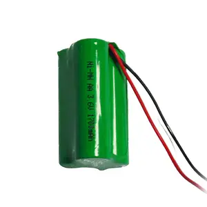 Proveedor de China Ni-mh 3,6 V 1700mAh Nimh Paquete de batería Tamaño AA NIMH Paquete de batería 1,2 V 2,4 V 3,6 V 4,8 V 1000mAh para luces