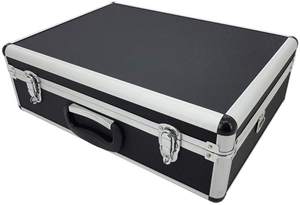 Factory Custom Aluminium Hartsc halen koffer Schaum Schwarz Aktentasche Tragbarer Werkzeug koffer Aluminium-Trage tasche - Product Image 3