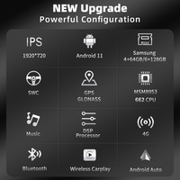 Autoradio Android 11 Snpdargon 662 pour Mercedes W204 W205 avec GPS, lecteur multimédia, CarPlay, unité principale stéréo