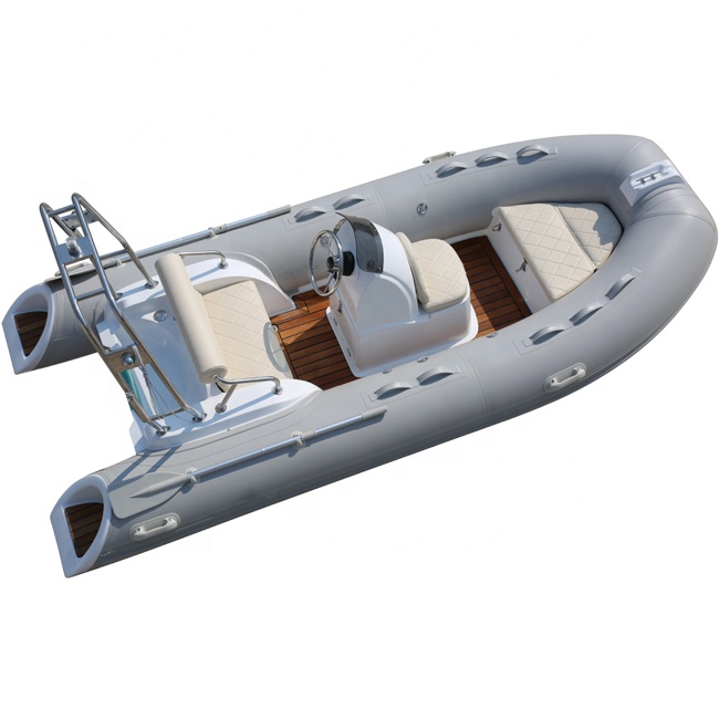Qingdao Haohai надувная ребристая лодка RIB390 дешевая жесткая складная 12,8 футов роскошная яхта пол из стекловолокна/тиковый пол для рыбалки подвесной