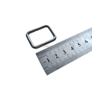Boucle rectangulaire à anneau carré pour la fabrication de sacs, fournie directement par l'usine - Product Image 4
