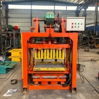 Machine mobile de fabrication de briques, mini-machine de fabrication de briques, machine hydraulique de fabrication de briques, machine de fabrication de blocs de ciment