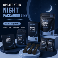 Bandes nasales sportives respirantes personnalisées, patch nasal anti-ronflement, meilleure respiration pour le sommeil, OEM