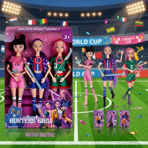 Muñeca de Regalo para Niños de 11.5 Pulgadas del Equipo de Animación de Fútbol K-POP Witch Hunter 2026 - Product Image 1