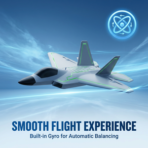 ZHIYANG Nuevo Diseño F22-260 Avión RC de Juguete 2.4GHz EPP Espuma Modelo de Avión a Control Remoto - Product Image 6