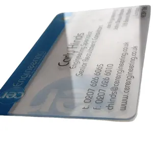 CMYK CR80 matte transparent PVC VIP card 13 56Mhz NFC Business Card printing clear transparent pvc visiting card with NFC chip