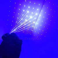 Gants laser LED rechargeables RICHSHINING de couleur bleue pour accessoires de danse lumineux