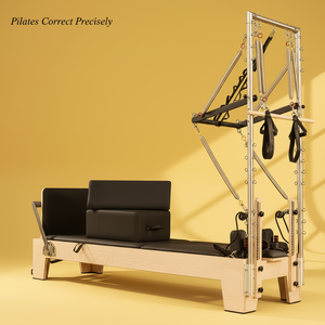 Reformer de Pilates de Madera de Arce Premium con Accesorios Completos y Media <span class=keywords><strong>Torre</strong></span> para Estudios de Pilates Comerciales de Lujo - Product Image 3