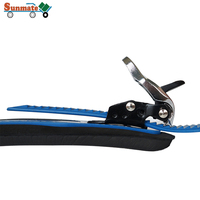 Sangles de chaussures Sunmate personnalisables, couleur réglable, en plastique et acier inoxydable, style libre, boucles amovibles et détachables pour le ski