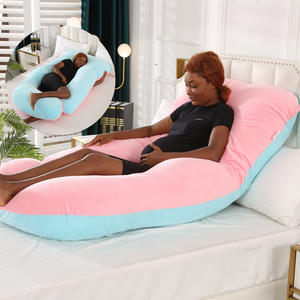 Nouvel oreiller de maternité en forme de U pour les femmes enceintes soutien d'allaitement doux avec motif de Massage et Animal pour le sommeil - Product Image 3