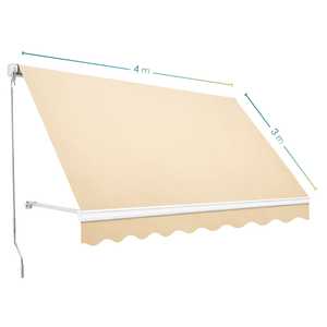 Tenda da Sole a Braccio Estensibile Sangiorgio 400x300 cm per Balcone e Terrazza - Product Image 2