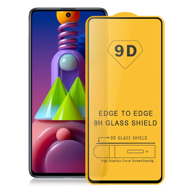 9D for Samsung Screen Protector 2.5d Tempered Glass for Samsung Galaxy A23 A73 A13 A33 A03 A22S A12 A52S A03S A32 A52 A02 A41