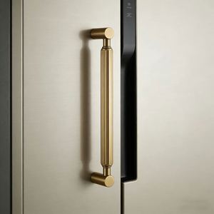 Customized Various Length Brass European Design Refrigerator Handles <b>for</b> Wardrobe Drawer Dresser & Cabinet-Easy Installation - Product Image 2