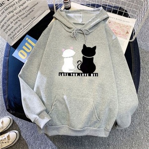 Felpe con Cappuccio <span class=keywords><strong>per</strong></span> Ragazze Carine all'Ingrosso, Felpe da Donna a Maniche Lunghe con Stampa di Gatti, Pullover - Product Image 2