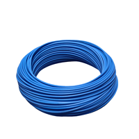 Cable triaxial de colores personalizados TRX142 TRX179 TRX316 RF Flexible Triax Cables de comunicación de baja pérdida 50ohm Conductor trenzado