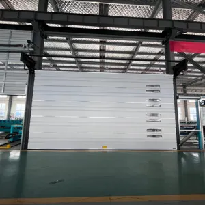 Stahlrahmen PVC-Vorhang Automatisches Stapeln des Flugzeug garagentors