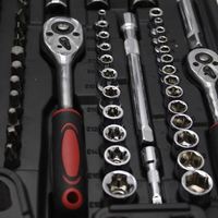 Boîte à outils de réparation automobile combinée en acier au carbone/CRV personnalisée de 216 pièces, clé à douille, clé multifonction AOTO AT9461