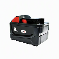 Batterie lithium-ion ultra haute capacité 18V 15 cellules 9,0Ah pour outils électriques sans fil à fonctionnement continu