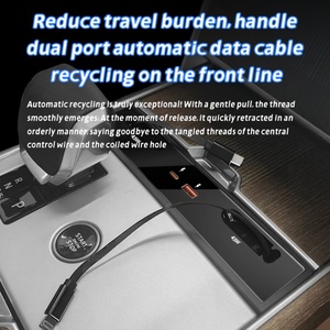 2023-2025 Car Modification Car <b>Charger</b> Wired Fast Charging Docking Station Suitable for Range Rover Executive Edition - Product Image 4