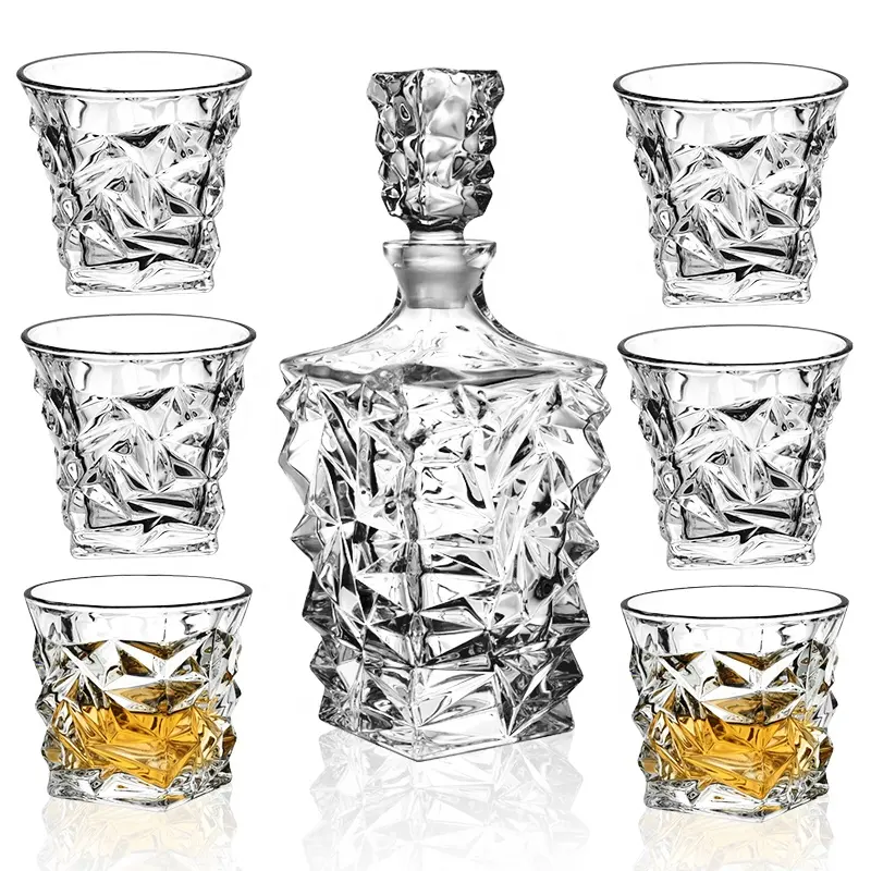 Набор графинов для виски N46, хит продаж, европейская Свадебная вечеринка, прозрачный стеклянный набор для питья, 850 мл