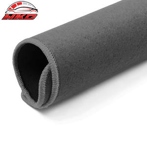 พรมปูพื้นสำหรับฮอนด้า ฟิต 09-13 รถออโต้ไลเนอร์ด้านหน้าด้านหลังกำมะหยี่สีเทาพรม 4 ชิ้น - Product Image 5