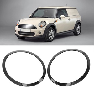 Mini F55 F57 Headlight Trim Rings 7149905 7149906 Black <b>ABS</b> Cover For Car Lighting Decoration - Product Image 4