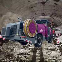 Foreuse géante souterraine avec diagnostic automatique et système d'alarme vocale, machine de construction pour le forage de tunnels