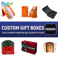 Kotak Buku Lipat Magnetik Greyboard Desain Santa Natal Hijau Hutan Pita Hijau Pesanan Grosir Kustom