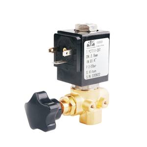 Vanne solénoïde à action directe Yongchuang YCTT11-28, normalement fermée, réglable, pour l'utilisation alimentaire, du café, des boissons et de la vapeur - Product Image 1