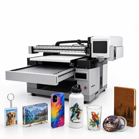 Impresora UV de Inyección de Tinta de Cama Plana, Tamaño A1, Semiautomática, Multifuncional, de Alta Velocidad, Resolución de 1200x1200dpi, para Bolígrafos, Botellas y Teléfonos