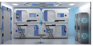 Letti a Capsula per <span class=keywords><strong>Hotel</strong></span> Stile Capsula Spaziale, Letti per Dormire in <span class=keywords><strong>Capsule</strong></span>, Camere da Letto in <span class=keywords><strong>Capsule</strong></span> per <span class=keywords><strong>Hotel</strong></span> - Product Image 6