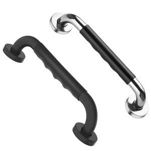 Barras de apoyo de acero inoxidable JYJ 304 con agarre de silicona para baño, inodoro y bañera. - Product Image 1