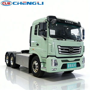 Tracteur électrique direct usine 6x4, puissance de pointe 840 kW, batterie LFP 400,61 kWh, faible coût d'exploitation pour les trajets courts, OEM ODM - Product Image 1