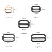 Boucle coulissante réglable en nickel de 16 mm pour sangle de sac à main, accessoire de quincaillerie pour sangle de sac, vente en gros sur mesure
