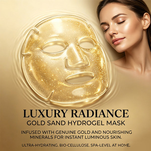 Gold Foil Collagen Mask Hydrogel Sheet Moisturizing Revitalizing All Skin Types - Product Image 2