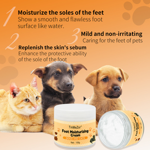 Crème pour pattes <span class=keywords><strong>de</strong></span> chien et chat en gros, sûre pour les animaux, aux ingrédients naturels, crème douce pour les pattes pour apaiser et protéger les coussinets secs, formule personnalisée bienvenue - Product Image 3