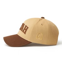 Casquettes de baseball américaines en coton vintage de haute qualité avec logo brodé 3D personnalisé, ajustables, à fermeture à pression, pour hommes et femmes